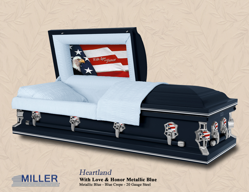 Heartland Metallic Blue With Love and Honor